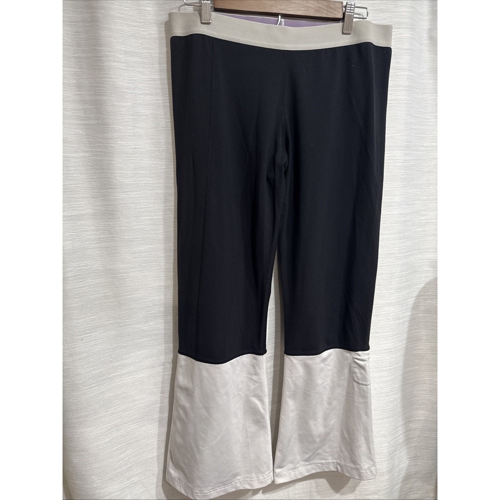 Lululemon Womens Black Regular Fit Low Rise Activewear Wide Leg Yoga Pants Sz ?